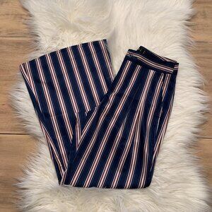 Cyanine Sea SZ S bootcut Pants Stripes